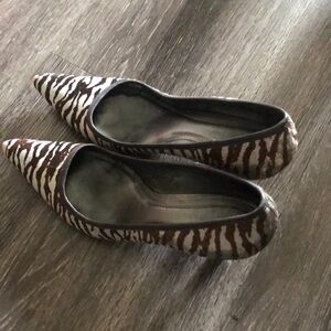 Ann Taylor Zebra Print Heels